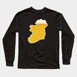 St Patricks day Ireland country Irish beer football soccer Long Sleeve T-Shirt